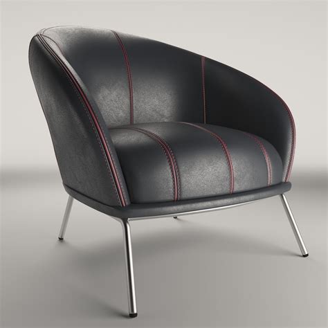 Leather Armchair 3d Model Cgtrader