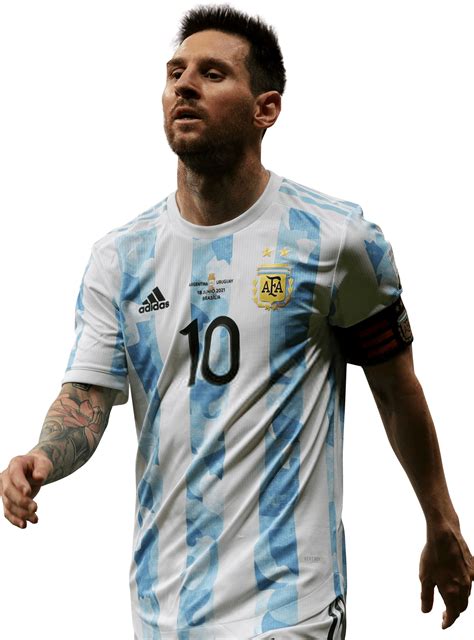 Lionel Messi Football Render Footyrenders Gambaran