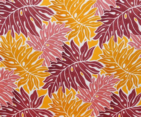 Floral Fabric Tropical Flowers All Over Like A Watercolor Painting