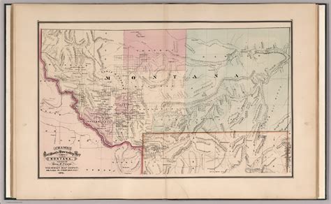 Montana David Rumsey Historical Map Collection