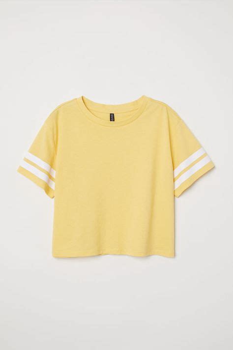 Cropped T Shirt Yellow T Shirt Cute Crop Tops Cute Yellow Shirts