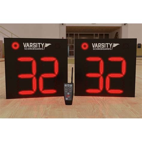 Varsity Scoreboards 2210sa Basketball Shot Clocks With Wireless Contro