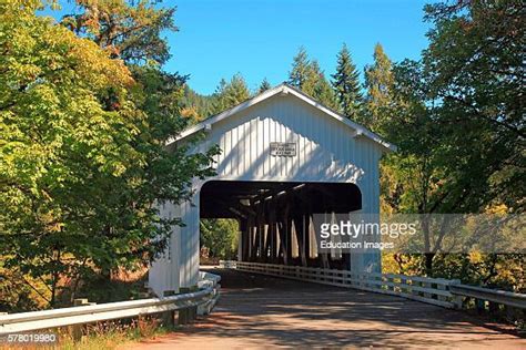 Oregon Covered Bridge Photos And Premium High Res Pictures Getty Images