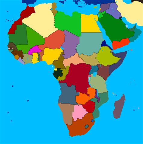 25 Lovely Map Of Africa Without Names
