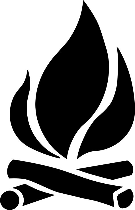 Campfire, Silhouette | ClipArt ETC