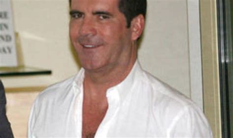 Who Bares Wins As Men Undo Buttons To Look Like Simon Cowell Celebrity News Showbiz And Tv
