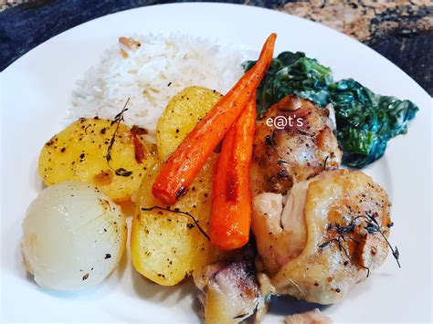 Oven Roasted Chicken With Vegetables Your Recipe Blog