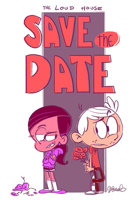 Image The Loud House Save The Date Lincoln And Ronnie Anne Santiago