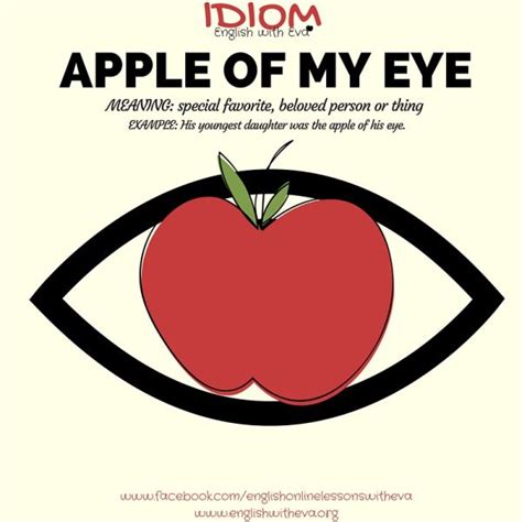 You Are The Apple Of My Eye Artinya