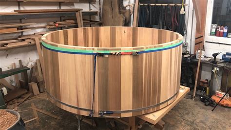 Woodworking Making A Cedar Hot Tub Part 1 Youtube