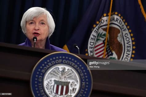 Federal Reserve Chair Janet Yellen Speaks During A News Conference