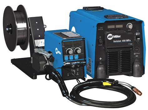 Miller Electric Invision 450 Mpa Mig Pack Wrunning Gear Mig Welder