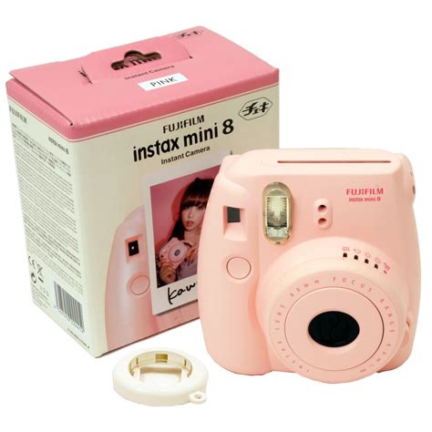Pink Fujifilm Instax Mini 8 Cheki Instant Film Camera Fuji Cute Fun