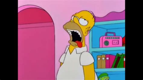 The Simpsons Homer Drooling