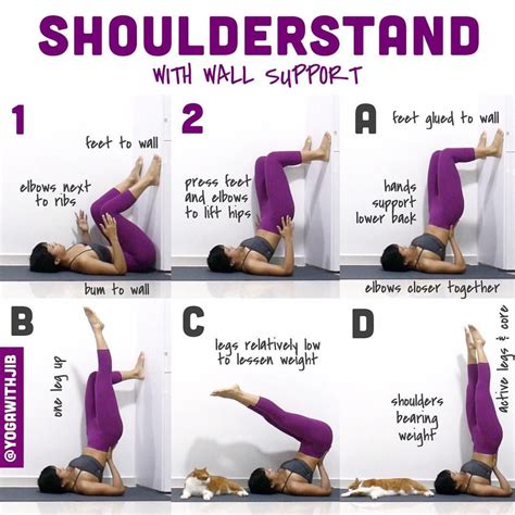 Howtoyogawithjib 🦄 Here Is An Approach To Shoulderstand Or