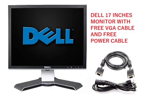 17 Inches Dell Assorted Stand Pc Monitor With Free Vga And Free Power