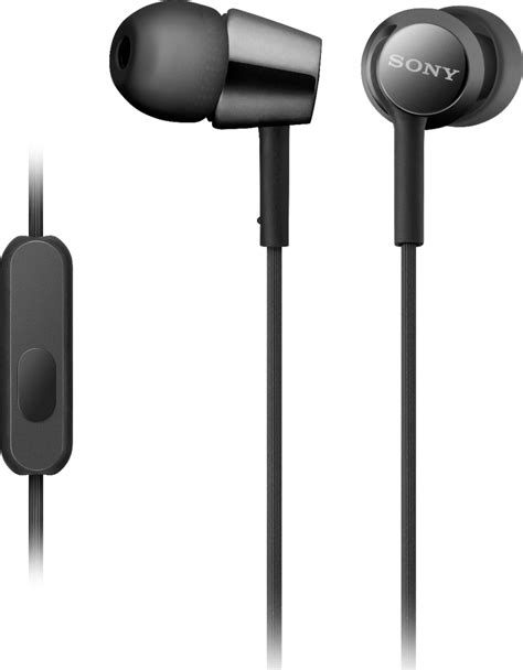 Sony Ex155ap Ex Series Wired In Ear Headphones Black Okinus