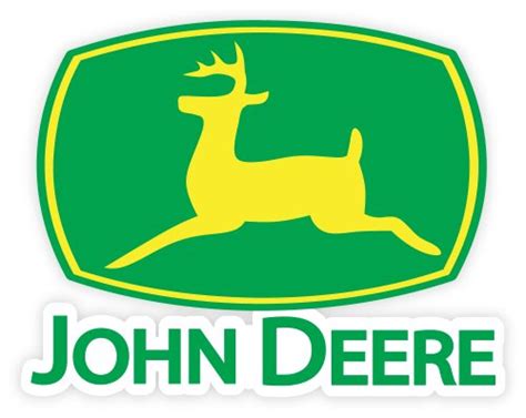Buy John Deere Logo Sign Sticker Decal 5 X 4 Online At Desertcartindia