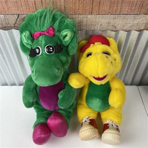 Vintage Barney And Friends Baby Bop Bj Plush Doll 1992 Very Good