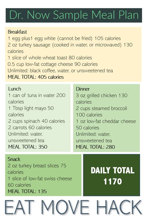 7 Day 1200 Calorie Printable Dr Nowzaradan Diet