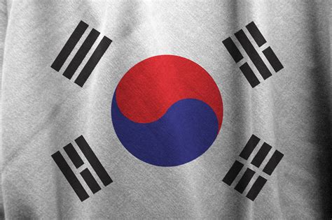 Corea Del Sur Innovación Por Bandera Tecnología Para Frenar Una
