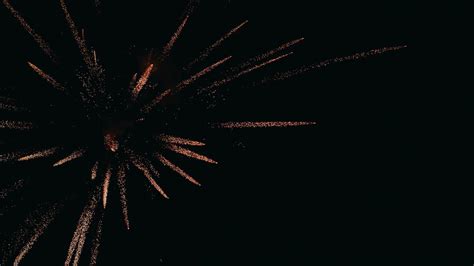 Download Wallpaper 1366x768 Fireworks Salute Sparks Night Dark