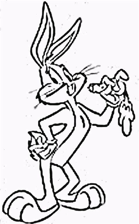 Bugs bunny face coloring pages. Free Printable Bugs Bunny Coloring Pages | Free Printable