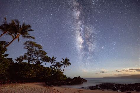 Makena Milky Way Secret Beach Maui Hawaii