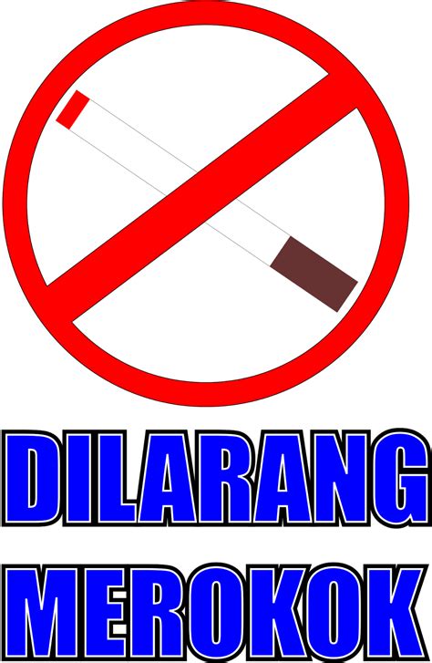 Desain Keren Logo Dilarang Merokok