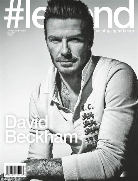 David Beckham Looks Sultry In Black And White For Magazine Cover Shoot