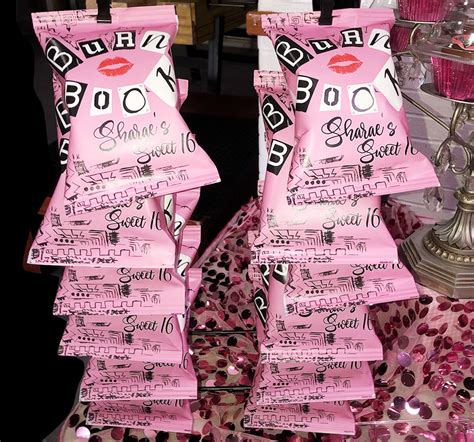 Burn Book Mean Girls Party Favor Chip Bags The Brat Shack Ny