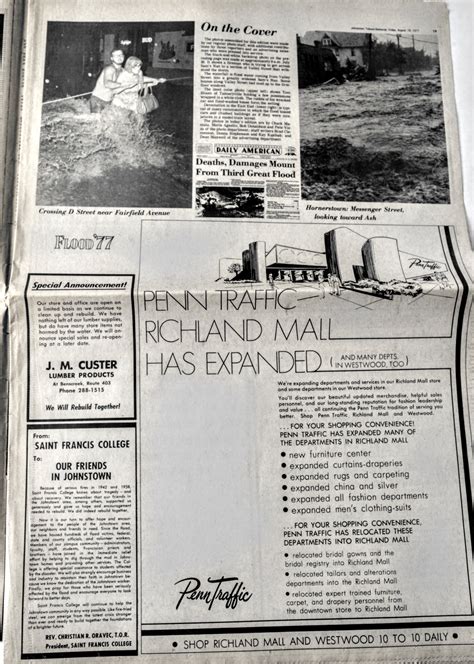 Vintage Johnstown: 19 August 1977 - Part II - Tribune-Democrat