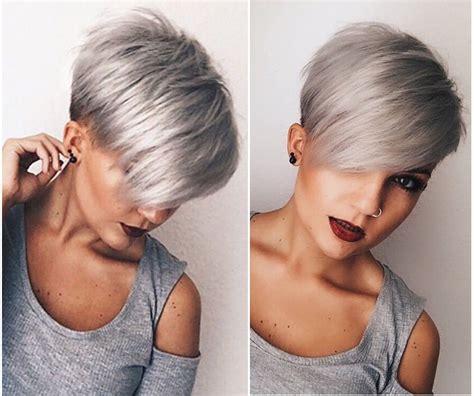 Pin On Short Grey Hair