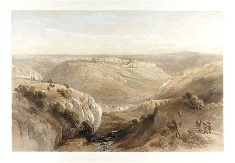 Jerusalem From The South April 12th 1839 David Roberts