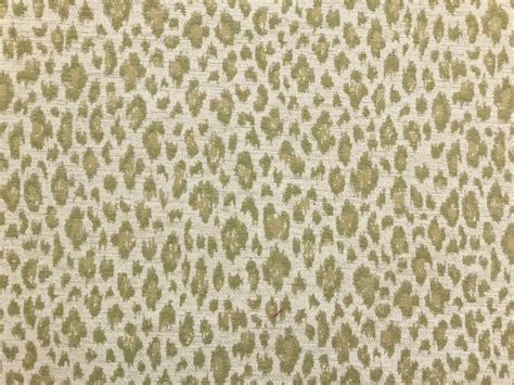 Kravet Design 31382 123 Green Cream Cheetah Leopard Upholstery Fabric