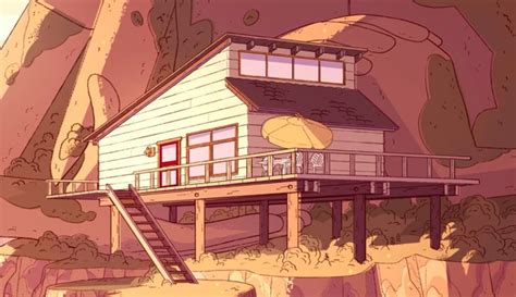 Steven Universe Background House Cartoon Cottage Aesthetic Island