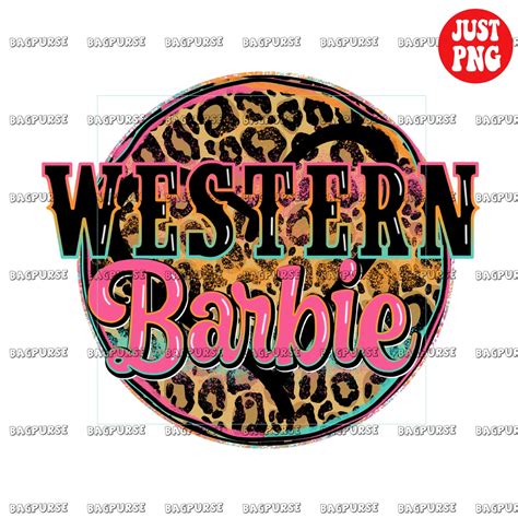 Western Barbie Png Sublimation Design Rodeo Country Southern Etsy