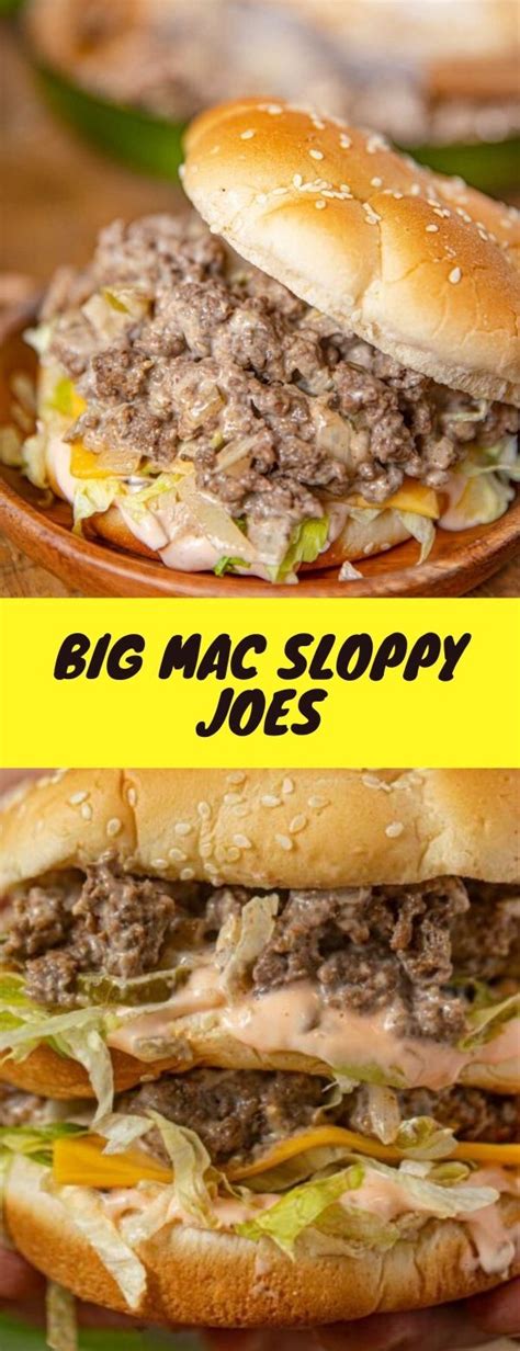 Big mac sloppy joes are a delicious one pan meal with a mcdonald's big mac secret sauce copycat made in 30 minutes. Big Mac Sloppy Joes - Let's Cooking