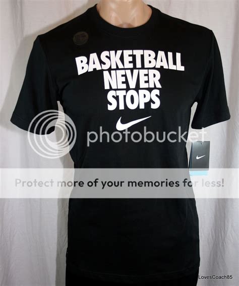 Nike Basketball Never Stops Mens Dri Fit T Shirt Blackwhite 520400 014