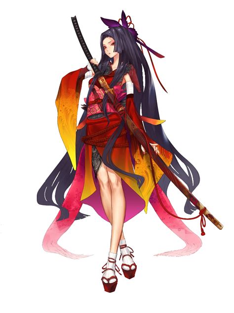 Pin By Spiritx9 On Comp Stuff Female Samurai Anime Kimono Samurai Anime