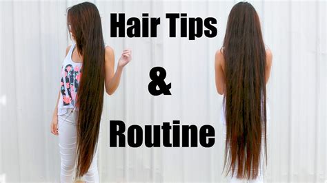 Tips On How To Get Long Hair My Hair Care Routine Youtube