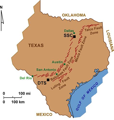 Devine Test Site Geologic Setting Of The Devine Test Site