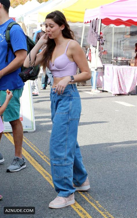 Kira Kosarin Sexy While Shopping At The Farmers Market In Studio City