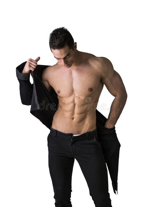 Handsome Muscular Babe Man Taking Off Shirt Stock Image Image Of Beautiful Muscular