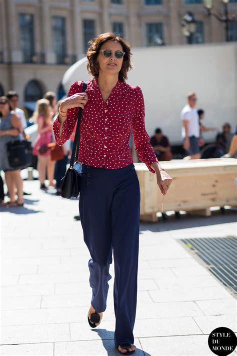 Haute Couture Fall 2015 Street Style Ines De La Fressange Style Du