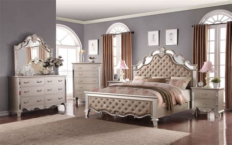 Many traditional bedroom sets could be described with the following characteristics Sonia Traditional 5Pc Bedroom Set w/Options