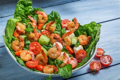 We've recipes for prawn and avocado salad, new twists on prawn cocktail and lots more. Diabetics Prawn Salad : Avocado And Prawn Cocktails Seafood Recipes : They should have a firm ...
