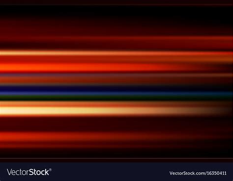 Red Abstract Speed Motion Blur Of Night Lights Vector Image