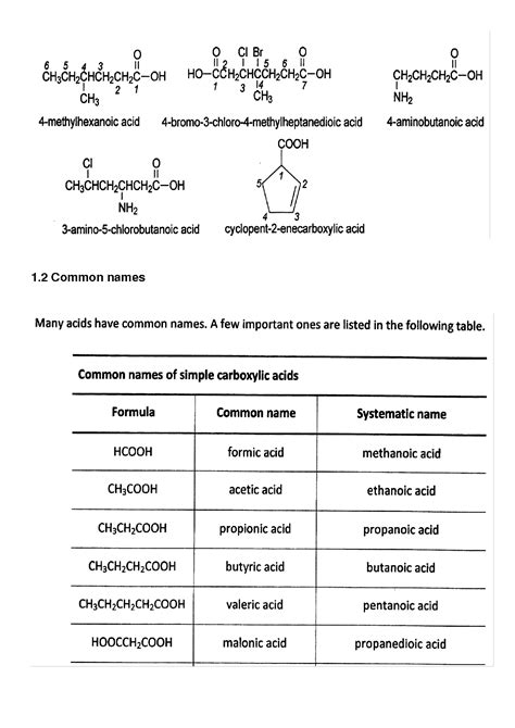 SOLUTION Steps To Naming Carboxylic Acids Studypool