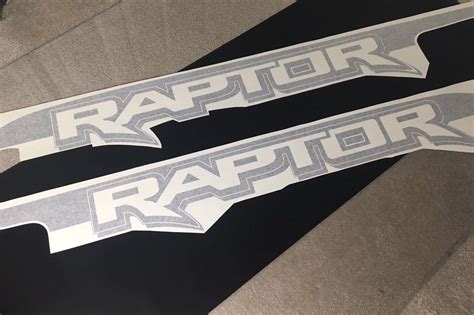 Ford Raptor Svt F150 Bedside Vinyl Graphics Decals 2017 2018 2019